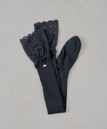 Chico(チコ) レース付きリブソックス