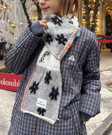 CIAOPANIC TYPY(チャオパニックティピー) 【HELLO.SANFRANCISCO/ハローサンフランシスコ】パッチワークマフラー