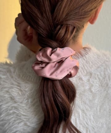 Lattice(ラティス) ストーン付きシュシュ