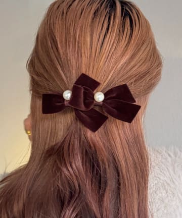 Lattice(ラティス) ベロアリボンクリップ