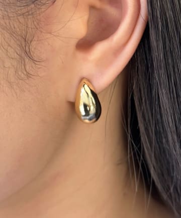 Lattice(ラティス) ぷっくりメタルイヤリング