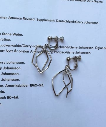 Lattice(ラティス) 華奢メタルイヤリング