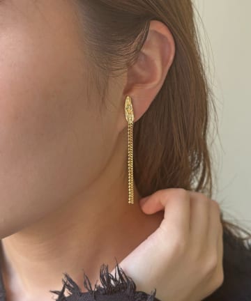 Lattice(ラティス) 華奢メタルイヤリング