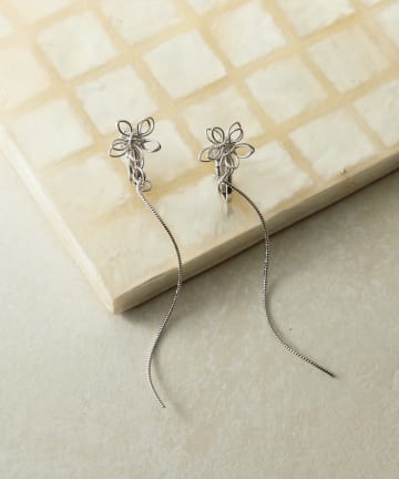 Lattice(ラティス) フラワーメタルイヤリング