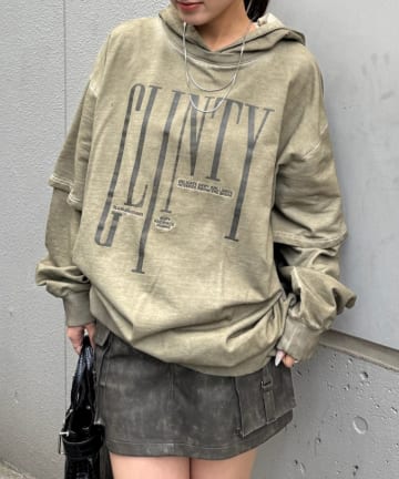 mline(エムライン) [mline]ペーパー レイヤーワンピース