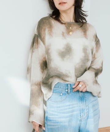 RIVE DROITE(リヴドロワ) 予約【à Nice （ア ・ニース）】2WAYリネンブラウス/5月下旬お届け予定