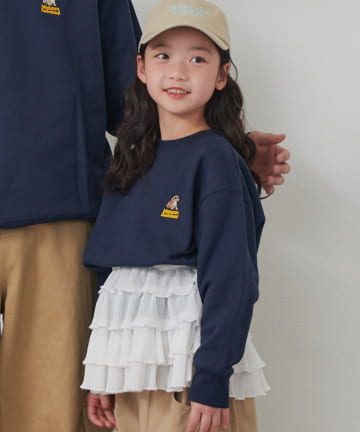 CIAOPANIC TYPY(チャオパニックティピー) 【KIDS】《新色追加》ふんわりレイヤードティアードミニスカート