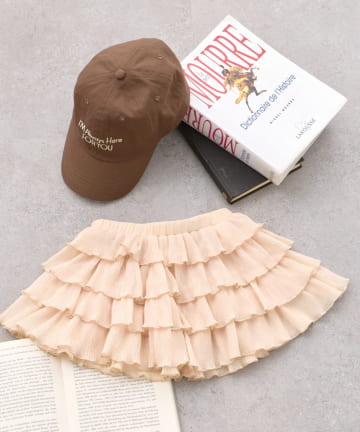 CIAOPANIC TYPY(チャオパニックティピー) 【KIDS】《新色追加》ふんわりレイヤードティアードミニスカート