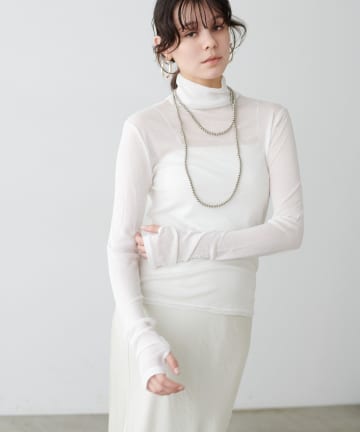 LARUTA(ラルータ) シアバター加工シアータートルプルオーバー