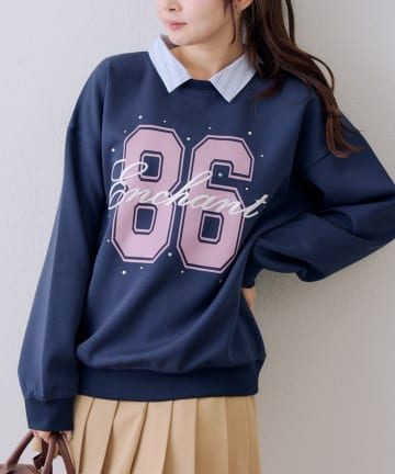 Remind me and forever(リマインドミーアンドフォーエバー) ドッキングナンバリングプルオーバー