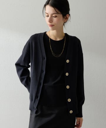Whim Gazette(ウィム ガゼット) ボタンカーディガン
