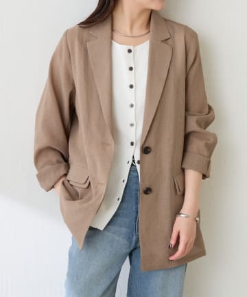 COLLAGE GALLARDAGALANTE(コラージュ ガリャルダガランテ) 【軽量/冷房対策】ダブルポケットシアージャケット