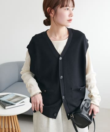 DISCOAT(ディスコート) 【ユニセックス】アンチピリング前開きベスト