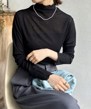 LOCUST(ローカスト) 【着回しアイテム】シアーネットプルオーバー