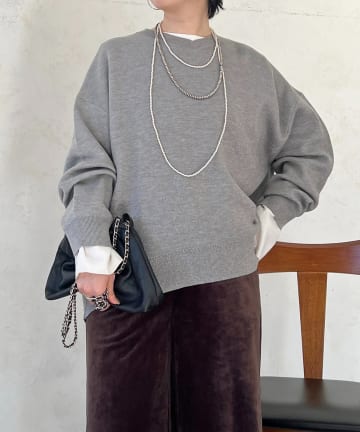 un dix cors(アンディコール) スエットライクラメニット