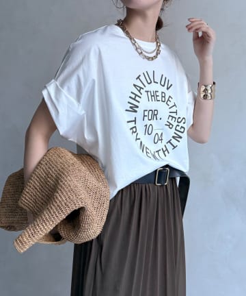 DOUDOU(ドゥドゥ) 【WEB限定】サークルロゴTEE