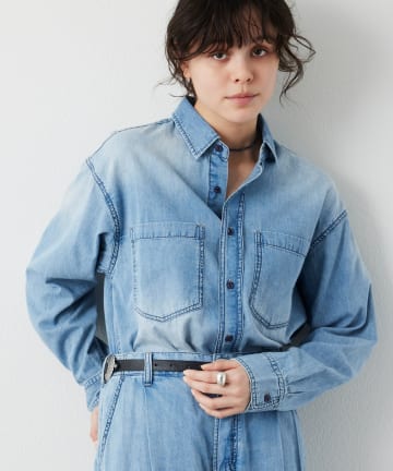 Whim Gazette(ウィム ガゼット) ライトオンスデニムシャツ