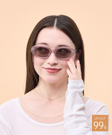 3COINS(スリーコインズ) 曇りにくいボールドフレームサングラス