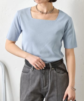 Jena　espace merveilleux(ジェナ　エスパスメルヴェイユ) スクエアハーフスリーブKN