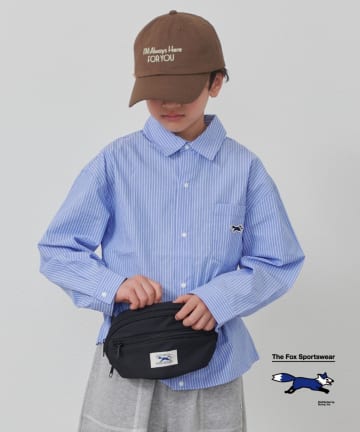 CIAOPANIC TYPY(チャオパニックティピー) 【KIDS】【FOX×TYPY】新色追加ストライプチェック柄シャツ