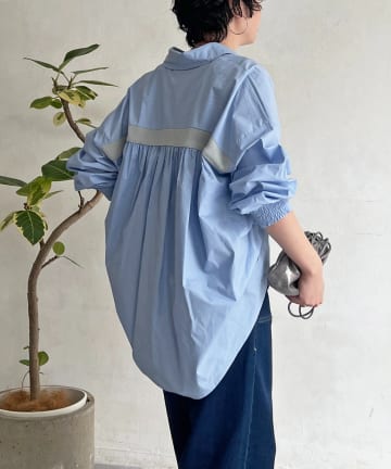 un dix cors(アンディコール) バックライン切替シャツ