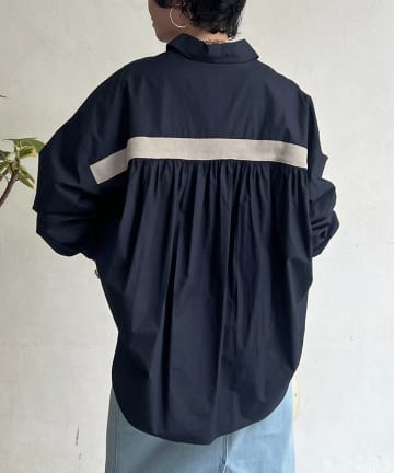 un dix cors(アンディコール) バックライン切替シャツ