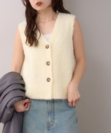 CIAOPANIC TYPY(チャオパニックティピー) 【willow】コンパクトチュールヤーンベスト