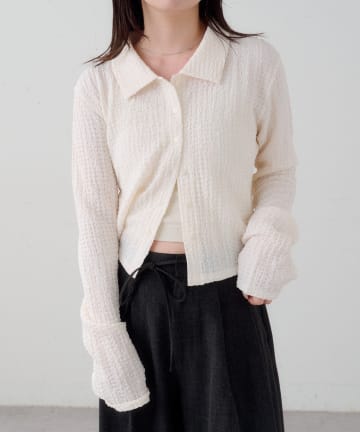 Kastane(カスタネ) 【3.12(木)12:00発売】Bフクレジャカードカットシャツ