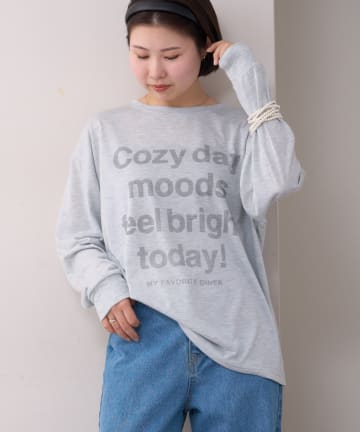 CIAOPANIC TYPY(チャオパニックティピー) 【willow】かすれロゴオーバーロンTEE