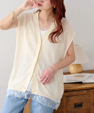 DISCOAT(ディスコート) 【WEB限定】メッシュBIGベスト