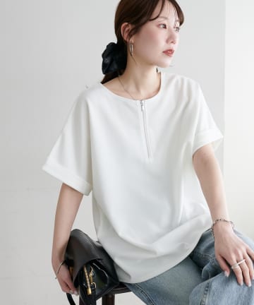 DISCOAT(ディスコート) 【Noka】2WAYZIP使いプルオーバー