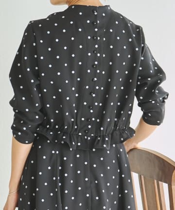 BEARDSLEY(ビアズリー) 《LIVETART》ラフドットプリントブラウス