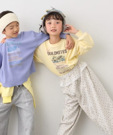 CIAOPANIC TYPY(チャオパニックティピー) 【KIDS】デイリー使い最強！プチプラリブロゴロンTEE《ジュニアサイズあり》
