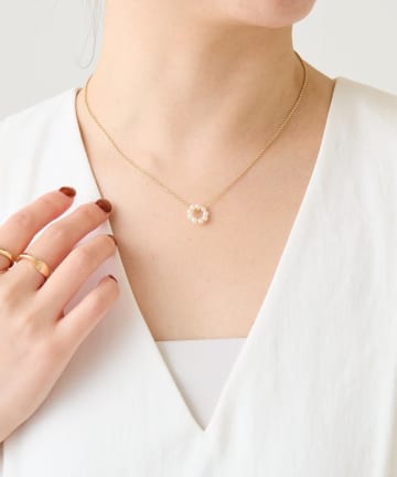 COLLAGE GALLARDAGALANTE(コラージュ ガリャルダガランテ) 【PAPILLONNER/パピヨネ】ラウンドトップ2WAYネックレス