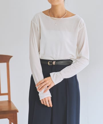 BEARDSLEY(ビアズリー) 《LIVETART》スリットベロアプルオーバー