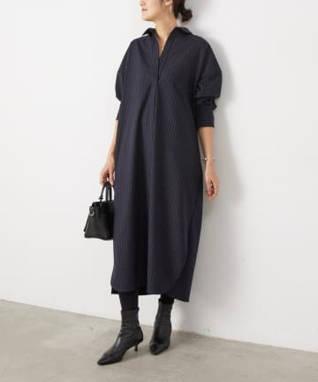 BEARDSLEY(ビアズリー) 後ろ比翼ワンピース