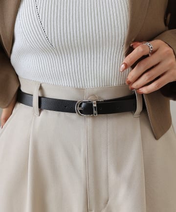 COLONY 2139(コロニー トゥーワンスリーナイン) リバーシブルバックルレザーベルト