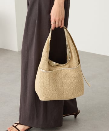 RIVE DROITE(リヴドロワ) 予約【軽量】ラメサマーニットショルダー