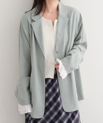 Kastane(カスタネ) 【セットアップ対応/S.Mサイズ展開】B カフスフリルジャケット