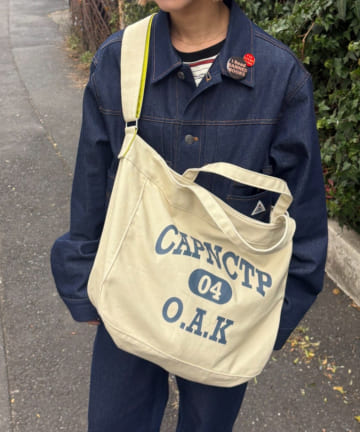 CIAOPANIC TYPY(チャオパニックティピー) 【UNISEX】撥水機能付きキャンバスショルダーバッグ