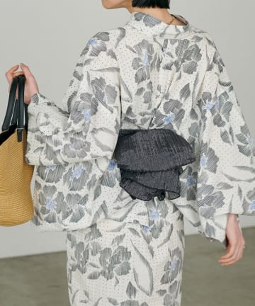 NICE CLAUP / OLIVE des OLIVE OUTLET(ナイスクラップ  / オリーブ デ オリーブ アウトレット) 【LARUTA】ラメしわ兵児帯