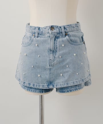 Chico(チコ) ボックスデニムタイトスカート