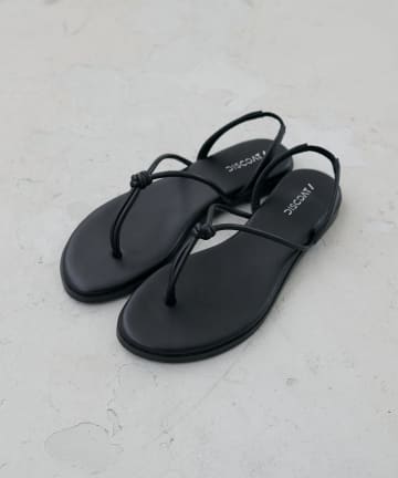 DISCOAT(ディスコート) ノットトングフラットサンダル