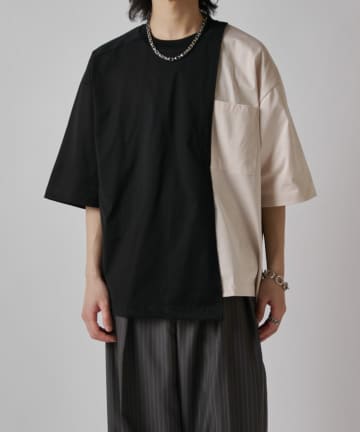 Lui's(ルイス) 【SURJENT】レイヤードデザインオーバーTシャツ