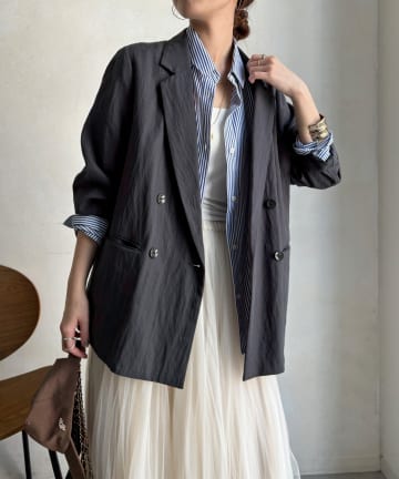 DOUDOU(ドゥドゥ) ダブルジャケット