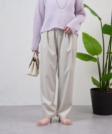 Jena　espace merveilleux(ジェナ　エスパスメルヴェイユ) イージータックテーパードパンツ