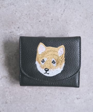 BEARDSLEY(ビアズリー) 《本革》Dog刺繍ウォレット