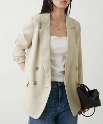 LOUNGEDRESS(ラウンジドレス) 麻調合繊ジャケット