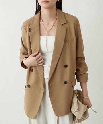 LOUNGEDRESS(ラウンジドレス) 【セレモニー対応可】麻調合繊ジャケット