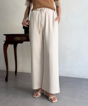 Chez toi(シェトワ) ダンボールラインイージーパンツ